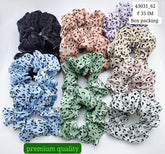 Impression Colorful Scrunchies Stylish ( Packing 12 pieces)